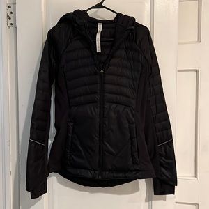 Lululemon Down For A Run Jacket II Black // size 6